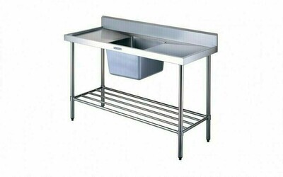 Simply Stainless SS05.1800.C Sink Bench with Splashback Simply Stainless SS05.1800.C Sink Bench with Splashback
