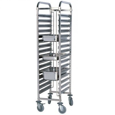 ICE 15 Tier S/S Trolley Square Tube - TRS0015 ICE 15 Tier S/S Trolley Square Tube - TRS0015