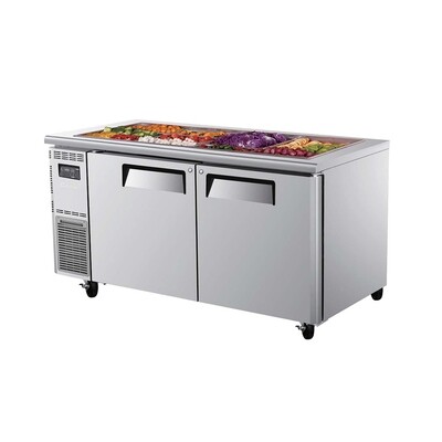 Turbo Air Two Door Under Counter Salad Prep Fridge Turbo Air Two Door Under Counter Salad Prep Fridge