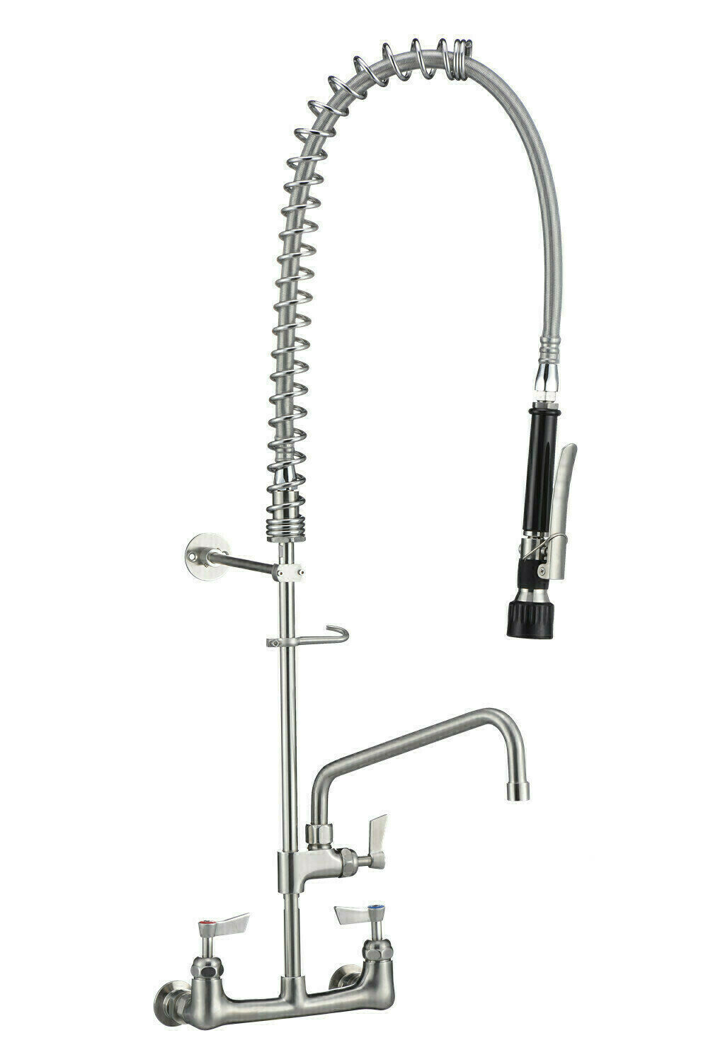3Monkeez Exposed Wall Mount Pre-Rinse Unit with Pot Filler - 12” pot filler