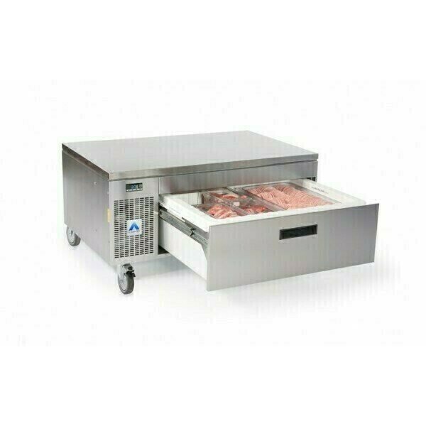 Adande Single Slimline Dual Temperature Drawer (High Castor/Heatshield Top)