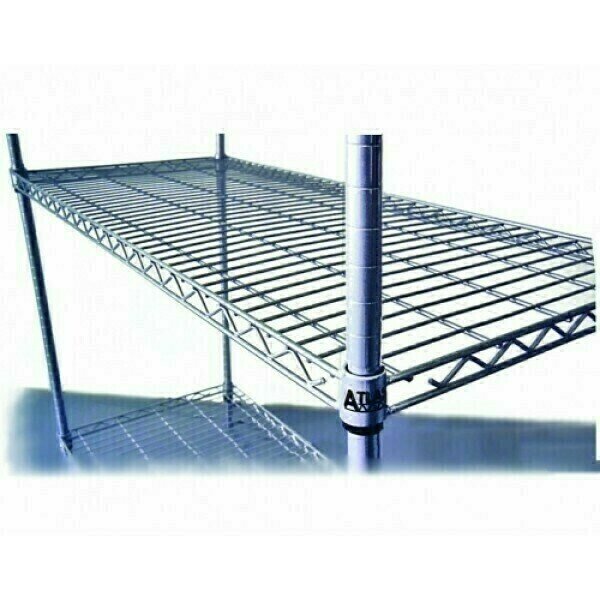 Atlas 4 Shelf Wire Shelving Kit 455D x 1830Lmm