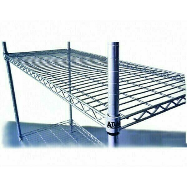 Atlas 5 Shelf Wire Shelving Kit 535D x 1520Lmm