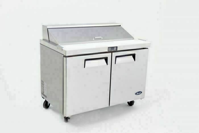 Atosa 2 Door Sandwich Prep Table Refrigerator 1225mm