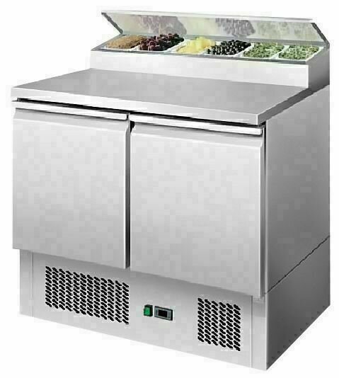 Atosa 2 Doors Open Top Saladette 900mm - 300L