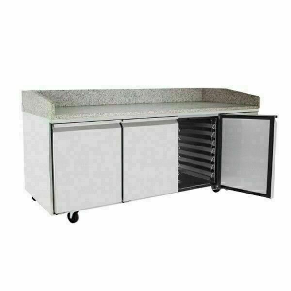 Atosa EPF3485 - 3 Door Refrigerated Pizza Table
