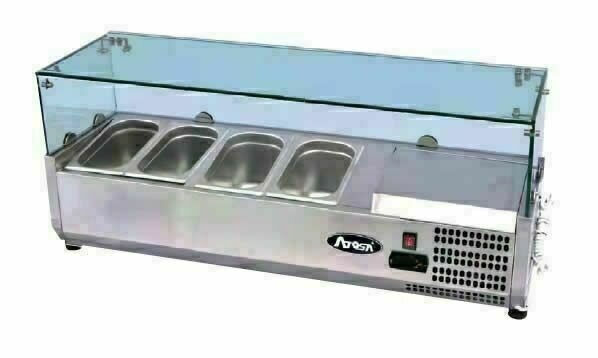 Atosa ESL3880 - 5 x 1/4 GN Countertop Salad Bar