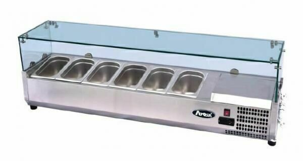 Atosa ESL Counter Top Salad Bar - GN 1/4 x 7