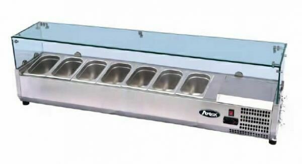 Atosa ESL3887 - 8 x 1/4 GN Countertop Salad Bar