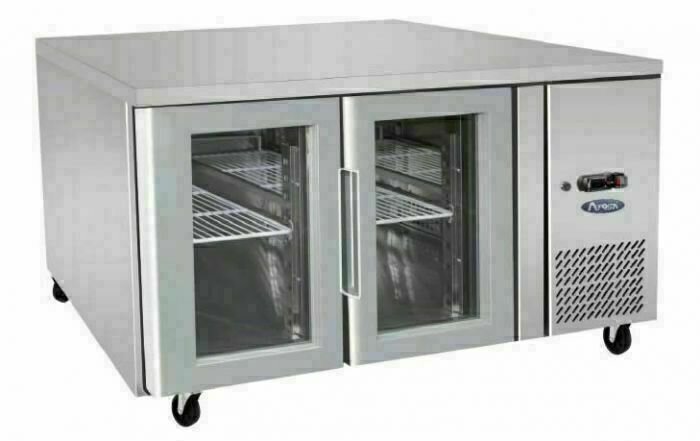 Atosa Glass 2 Door Cooling Table 1360mm