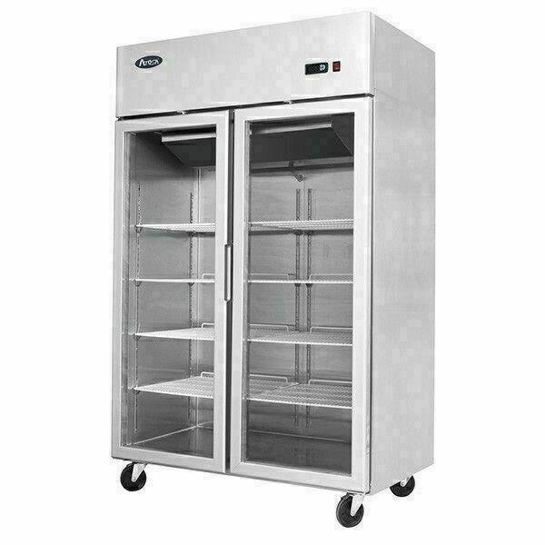 Atosa Top Mounted 2 Door Freezer Showcase 1300L