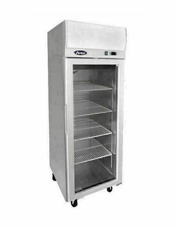 Atosa Top Mounted Single Door Glass Fridge 900L
