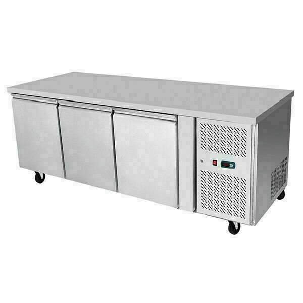Atosa Underbench Three Door Cooling Table 450L