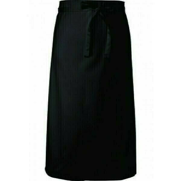 Chefworks Black 3/4 Bar Apron