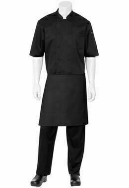 Chefworks Half Black Apron