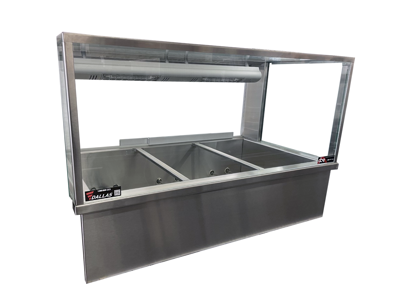 Dynamic 3 Module Hot Food Bar Showcase 1080mm