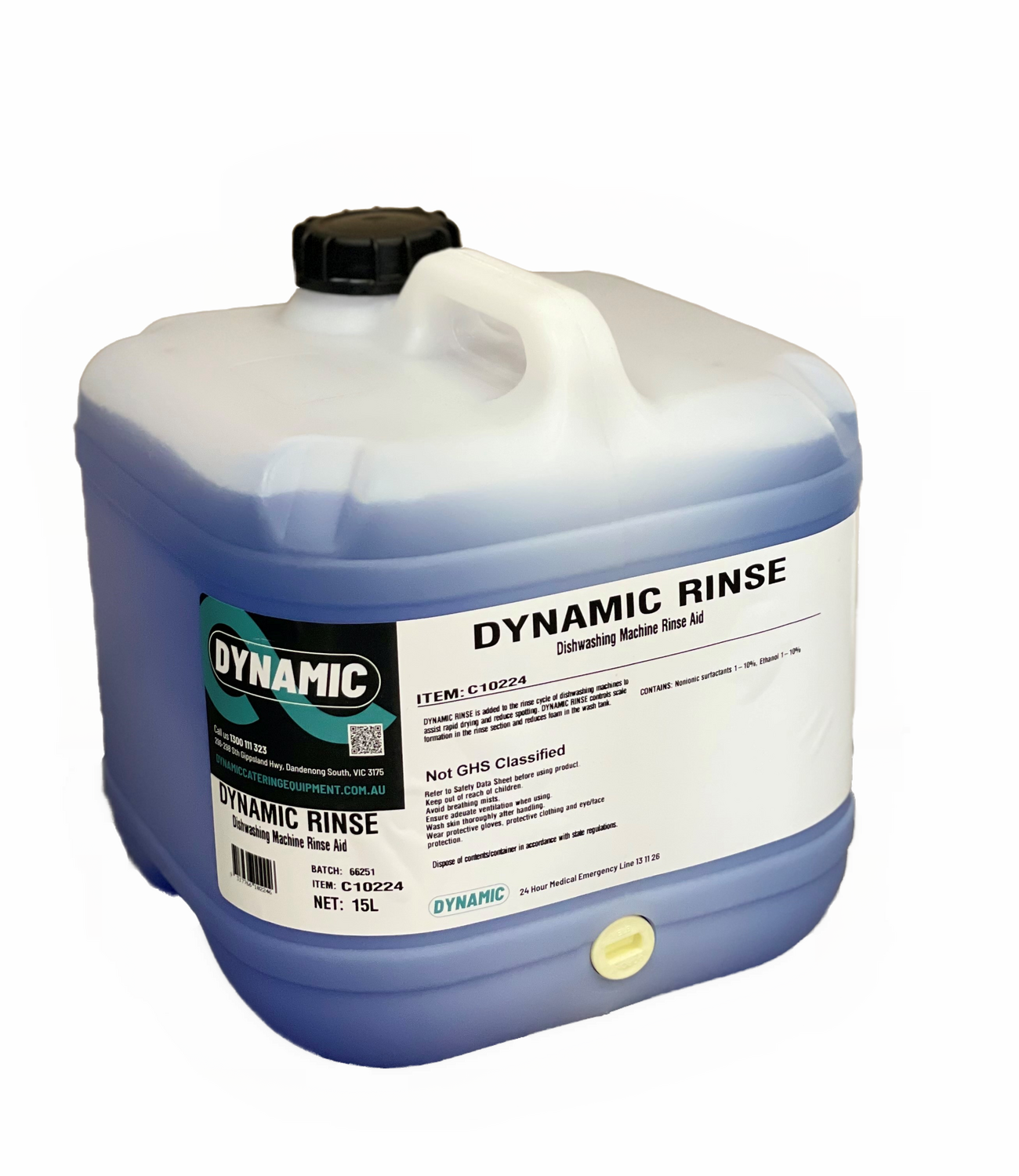 Dynamic Dishwashing Machine Rinse Aid 15L