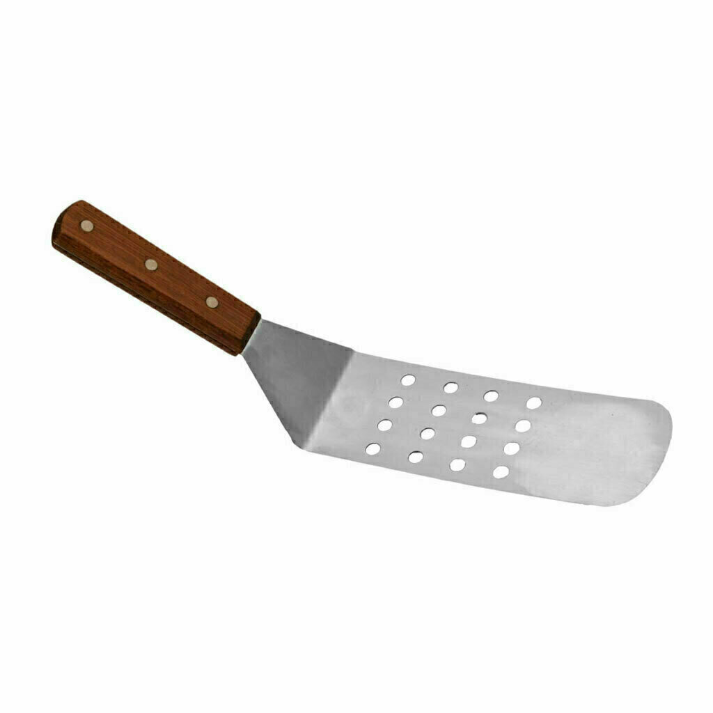 Flexible Perforated Turner with Wood Handle 20 cm X 7.5 cm