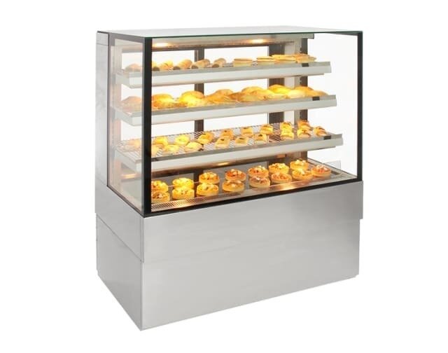 Airex Freestanding Heated Square Food Display 1500mm