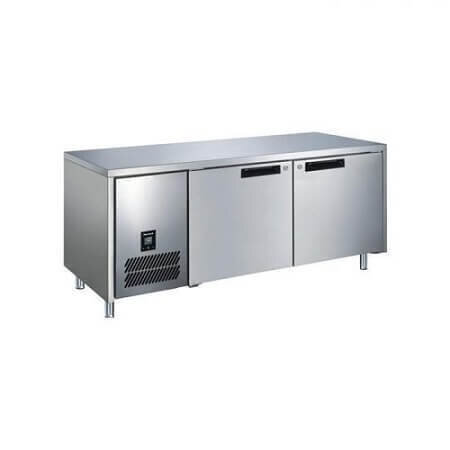 Glacian 2 Door S/S Underbench Fridge