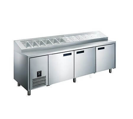 Glacian 3 Door Pizza Bar