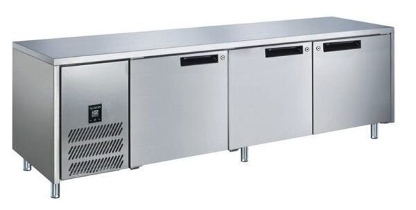 Glacian 3 Door S/S Underbench Fridge