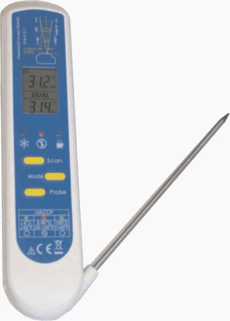 HLP HACCP Infrared Thermometer with Built in Probe