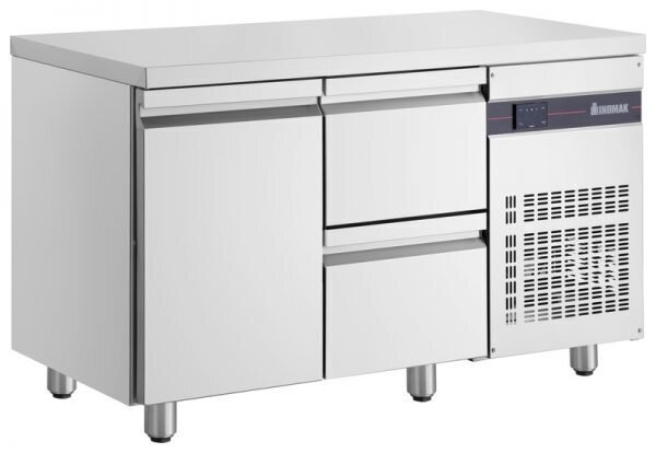 Inomak Under Bar Fridge 1 Door / 2 Drawers S/S
