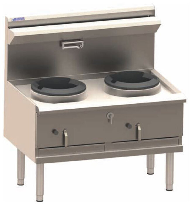 Luus Asian 2 Hole Compact 333mm Waterless Wok