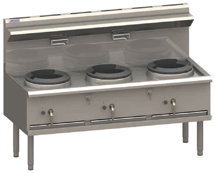 Luus Asian 3 Hole Compact 333mm Waterless Wok Luus Asian 3 Hole Compact 333mm Waterless Wok