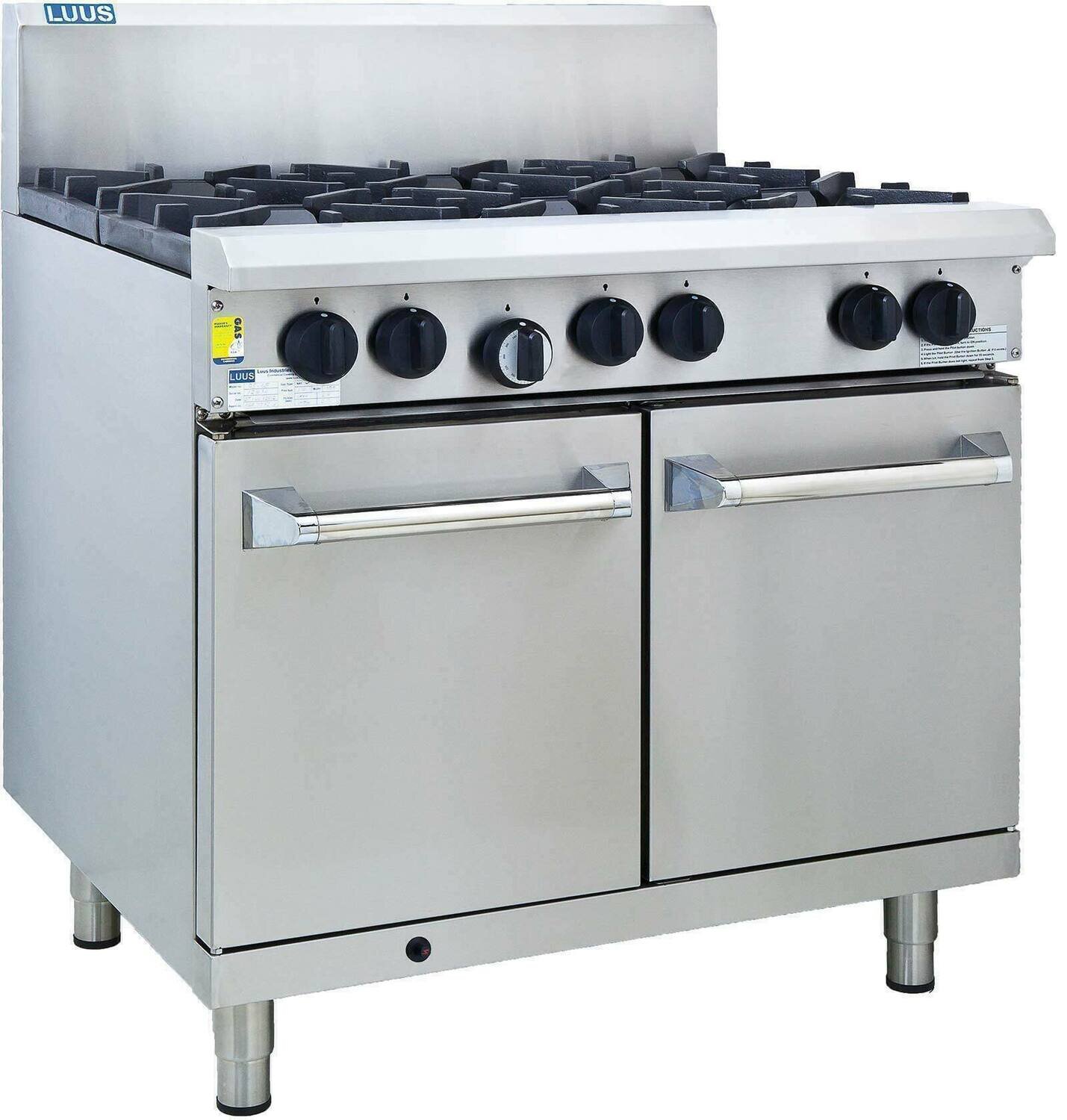 Luus Professional 6 Burner &amp; Oven