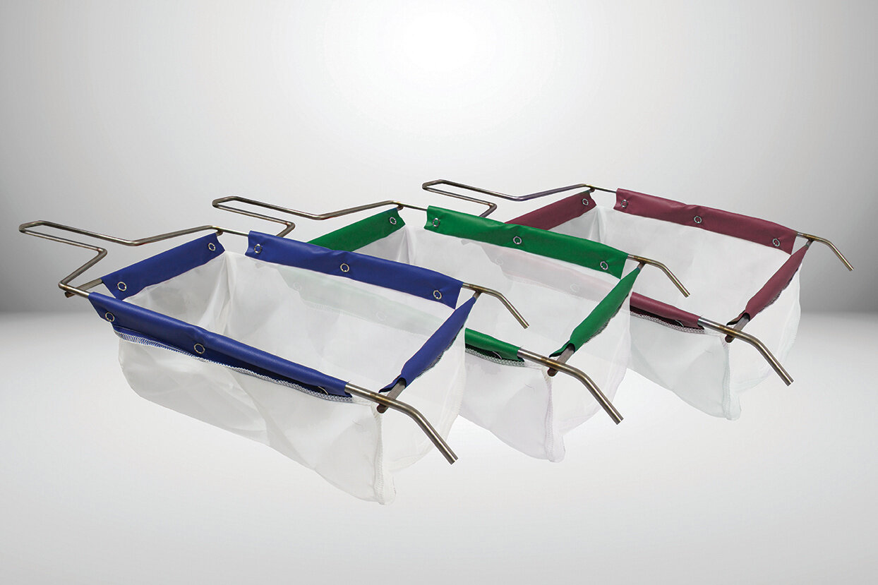 Polyester mesh washable filter bag - Green Extra Fine