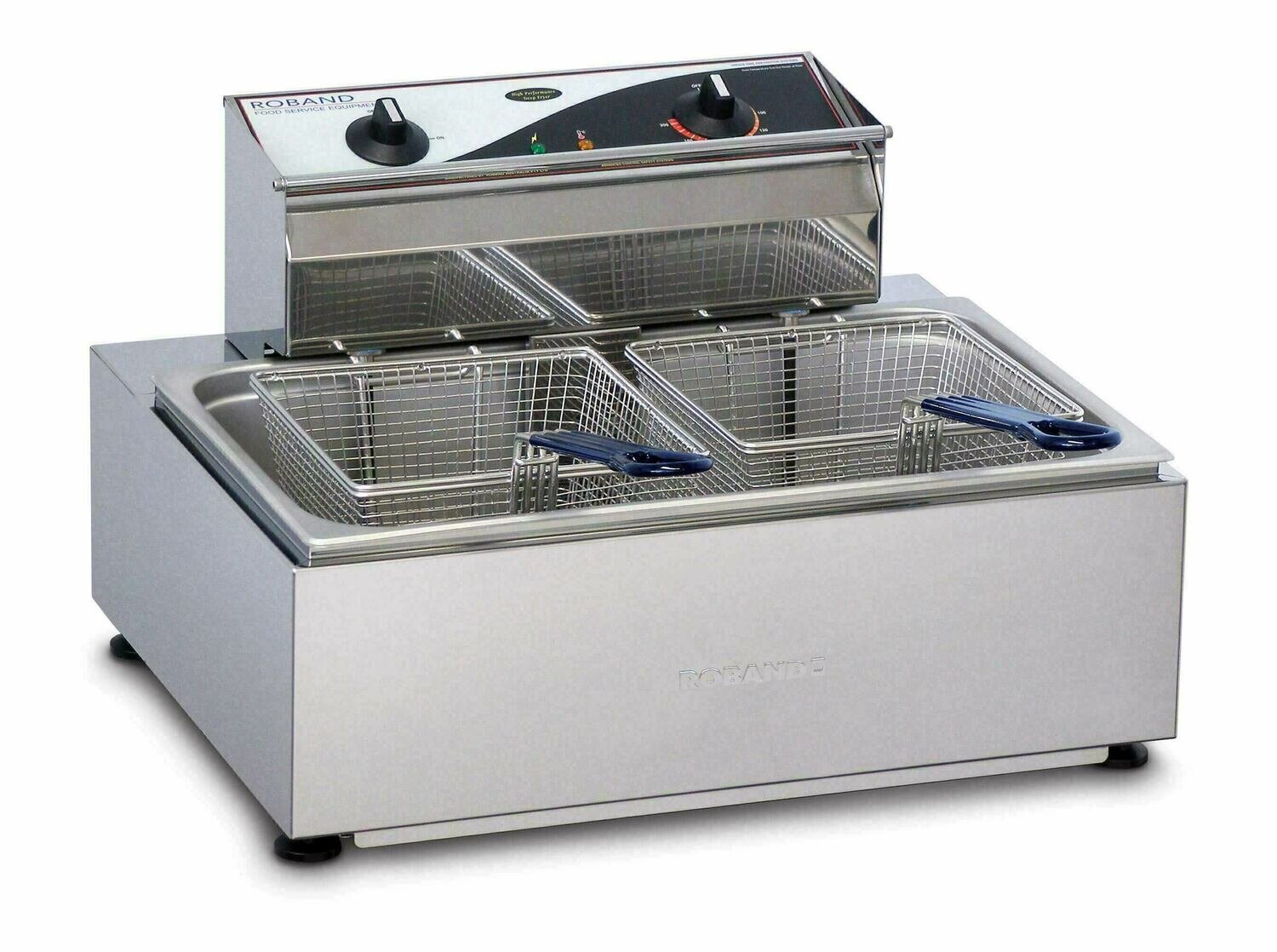 Roband Single Pan/Double Basket Fryer - F111