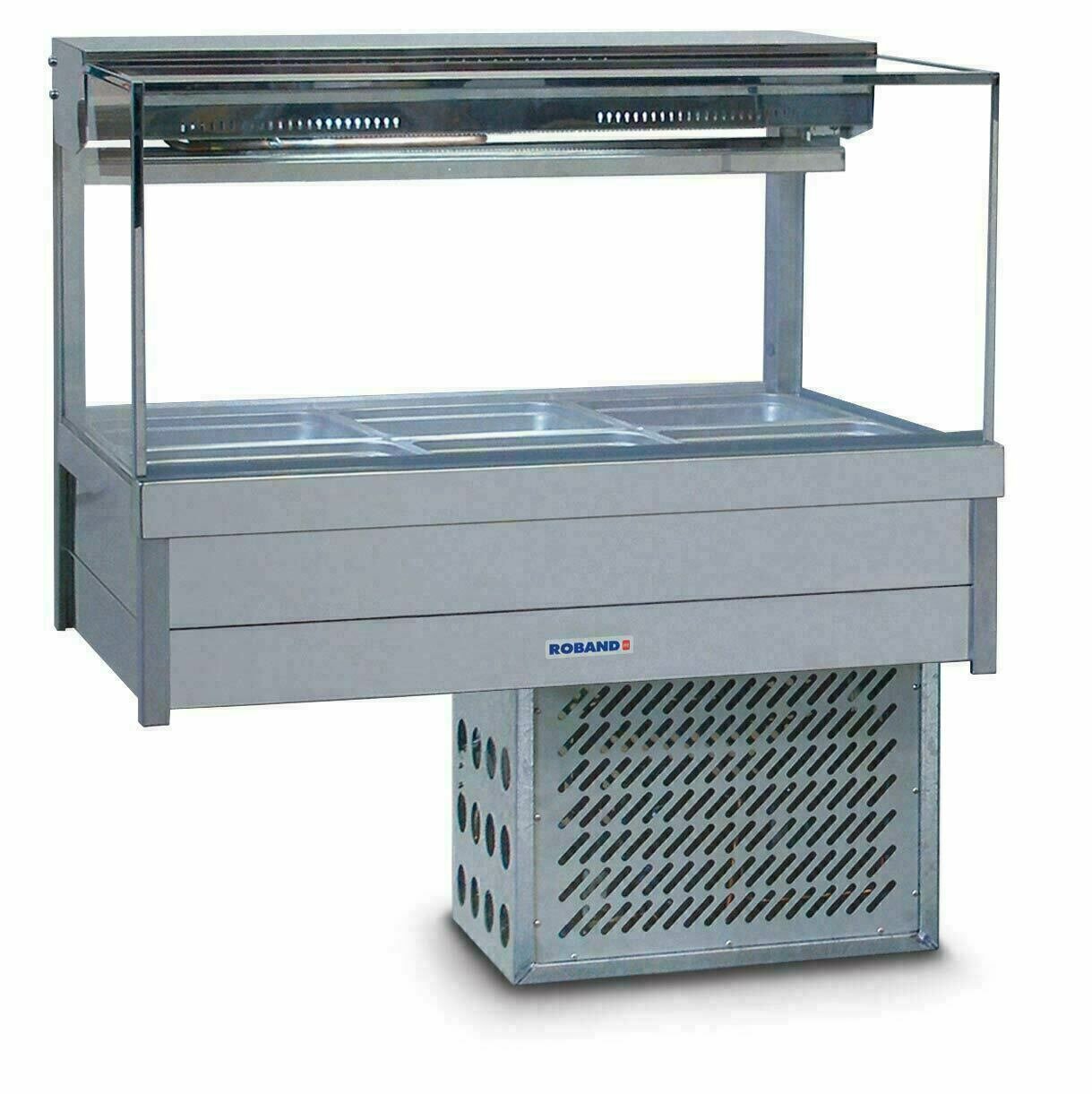 Roband Square Glass Cold Food Display Bar - SFX23RD