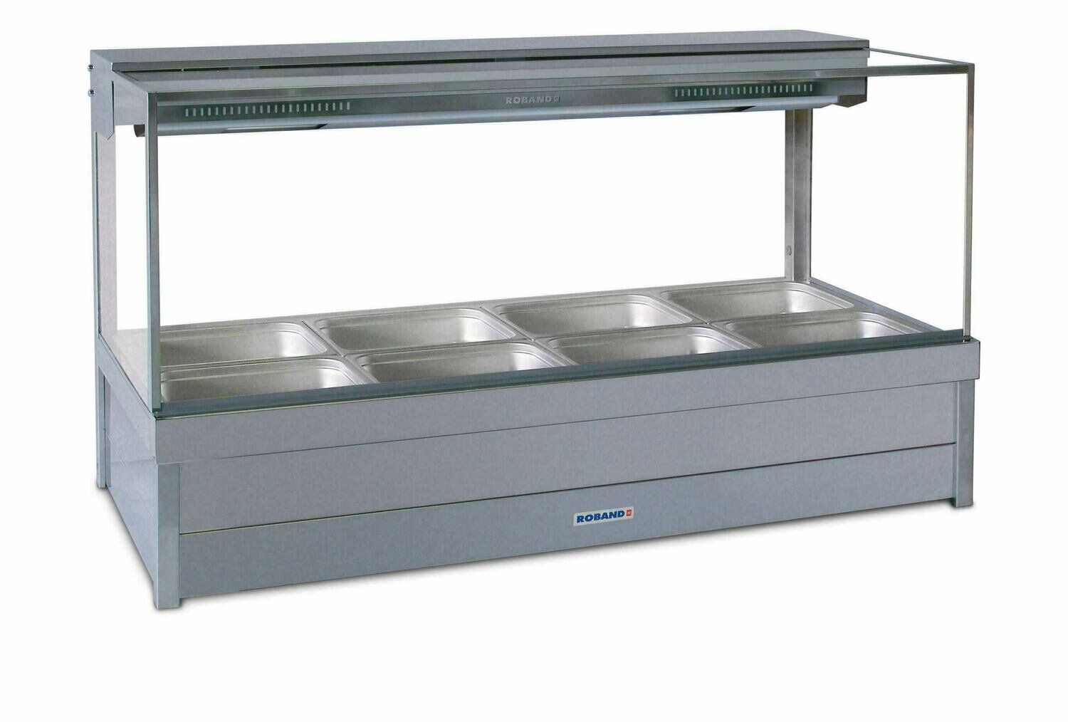 Roband Square Glass Hot Food Display Bar - S22RD