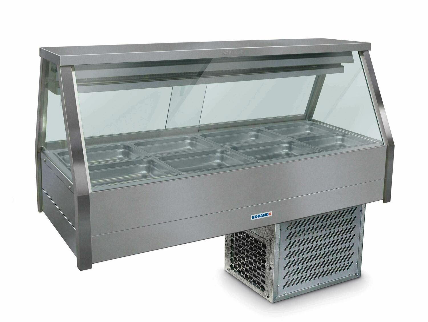 Roband Straight Glass Cold Food Display Bar - EFX24RD