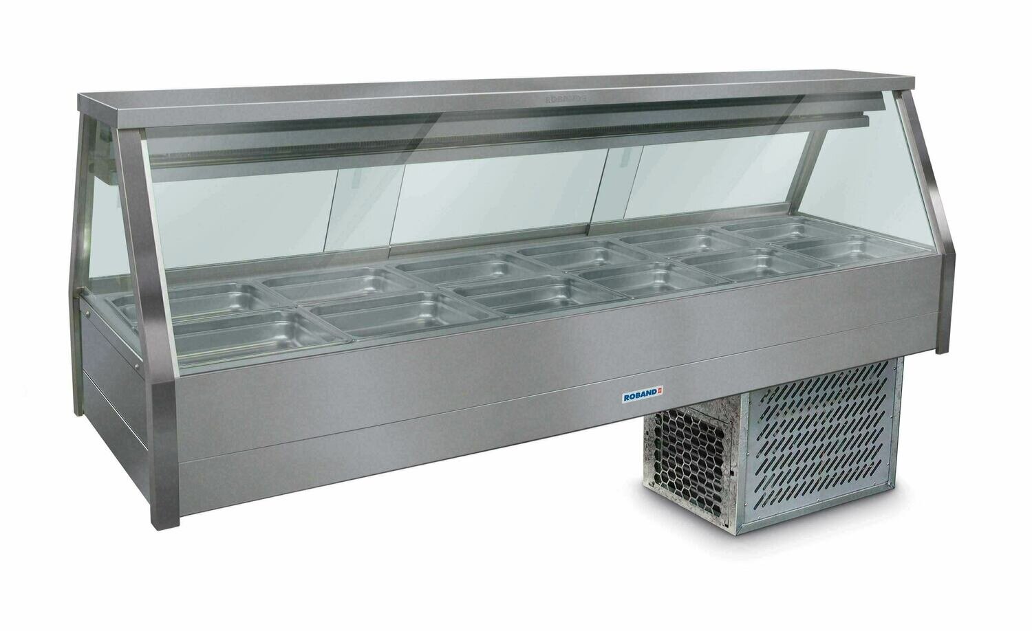 Roband Straight Glass Cold Food Display Bar - EFX26RD