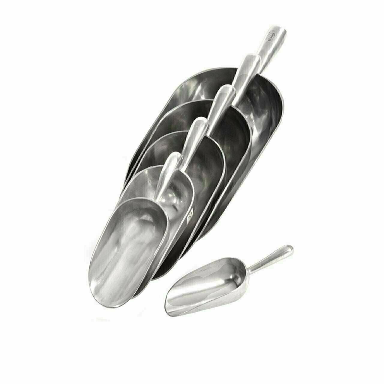 Scoop Round Aluminium 200mm