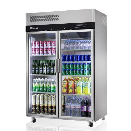 Turbo Air K-Series Double Glass Door Display Refrigerator