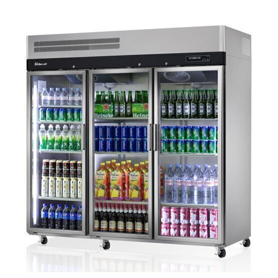 Turbo Air K-Series Three Glass Door Display Refrigerator