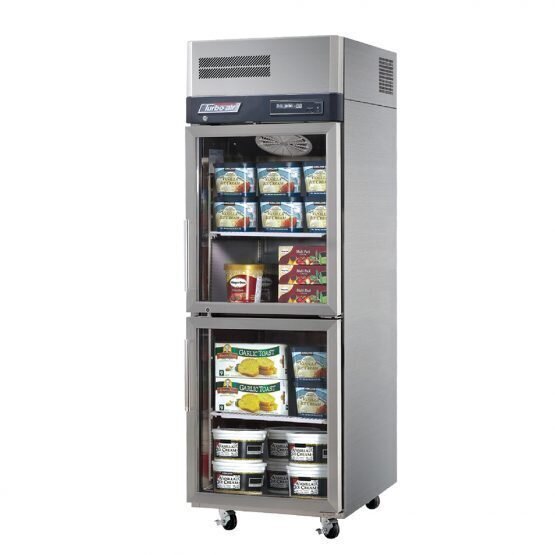 Turbo Air K-Series Two Half Glass Door Display Freezer
