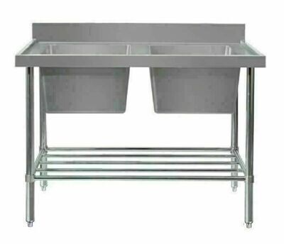 Simco Double Sink Bench - W2100 x D700 x H900