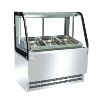 3 Pan Heated Bain Marie
