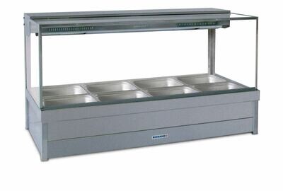 Roband Square Glass Hot Food Display Bar - S24RD