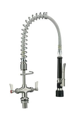 3Monkeez Compact Stainless Steel Dual Hob Mounted Pre Rinse Unit