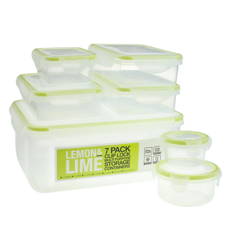 Food Storage Container Set of 7 - 5Lt