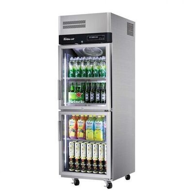 Turbo Air K-Series Two Half Glass Door Display Refrigerator