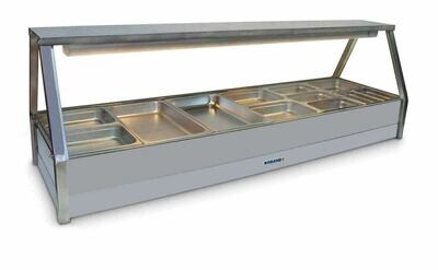 Roband Straight Glass Hot Food Display Bar - E26RD