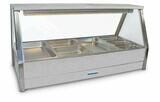 Roband Straight Glass Hot Food Display Bar - E24