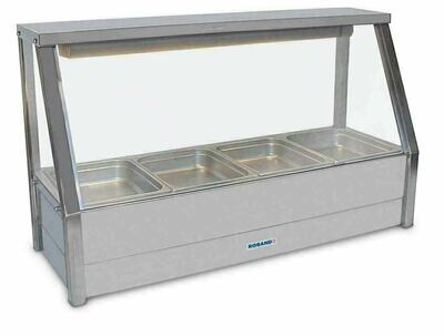 Roband Straight Glass Hot Food Display Bar - E16